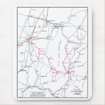 H&F System Map Mousepad