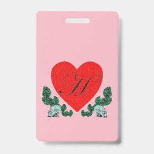 H for Hippopotamuses Badge