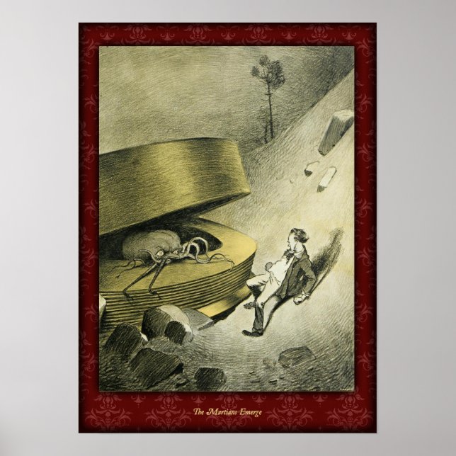 H G Wells War of the Worlds Poster 6 (Devant)