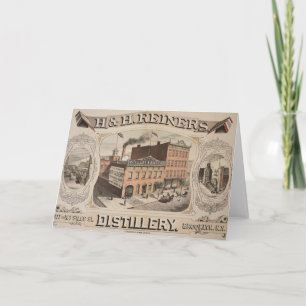 H.& H. Reiners Distillery Building In Brooklyn, Ny Card