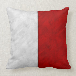 H Hotel Watercolor Nautical Signal Maritime Flag Throw Pillow