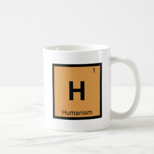 H - Humanism Chemistry Periodic Table Symbol Coffee Mug