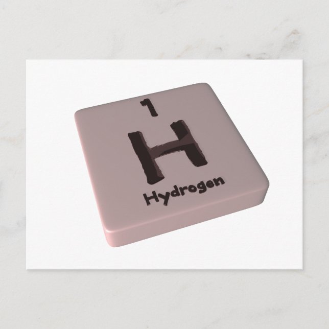 H Hydrogen Postcard (Front)