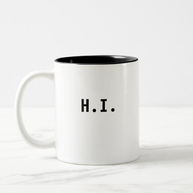 H.I. - The "Human Intelligence" Mug (Left)