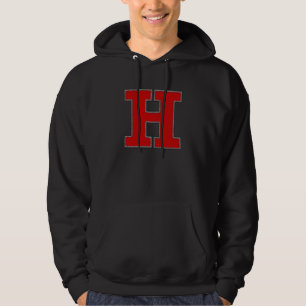 H - Initial Letter Patch Hoodie