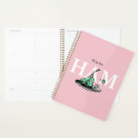 "H is for HAM" | Alphabet Design Planner<br><div class="desc">This officially licensed Dr. Seuss design product presents an educational alphabet theme based on the classic book 'Green Eggs and Ham'. The design features a central illustration of the iconic green ham with a fork on a platter, alongside green eggs. Large white letters spell 'HAM', accompanied by smaller black text...</div>
