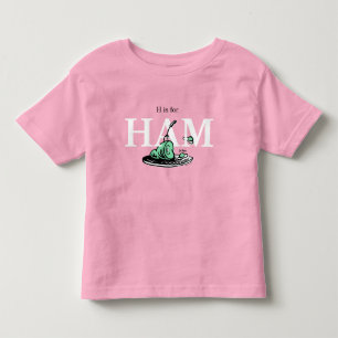 "H is for HAM" Alphabet Design Toddler T-shirt