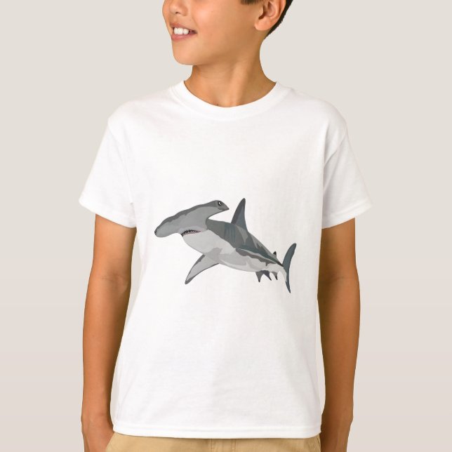 H is for Hammerhead Shark T-Shirt (Front)