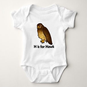H is for Hawk Baby Bodysuit