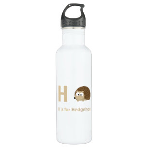 H is for Hedgehog 710 Ml Water Bottle