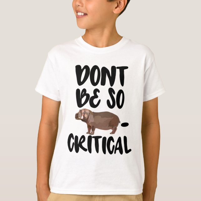 H is for Hippo  T-Shirt (Front)