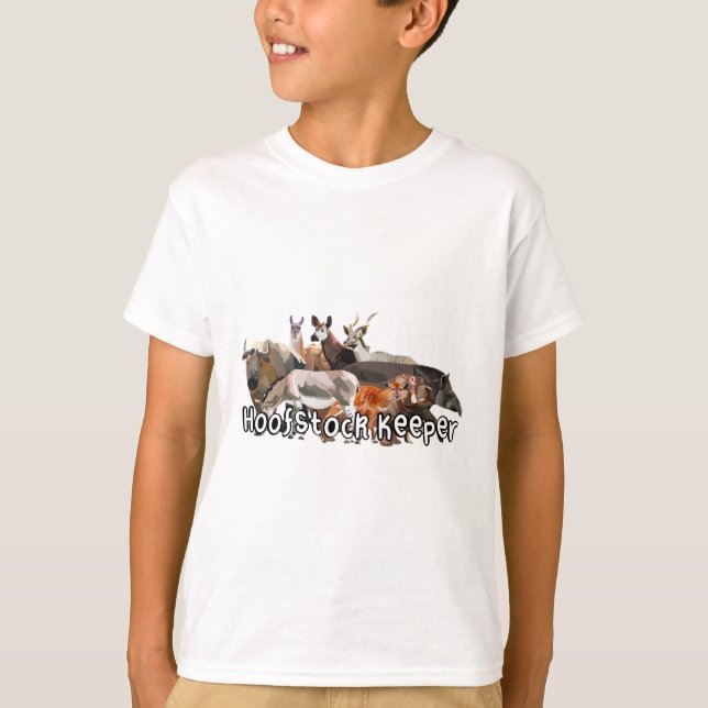 H is for Hoofstock Keeper T-Shirt (Front)