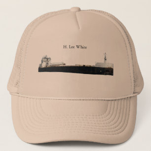 H. Lee White trucker hat