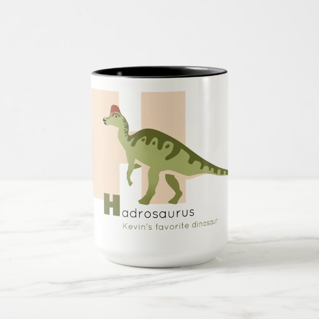 H like Hadrosaurus Mug (Center)