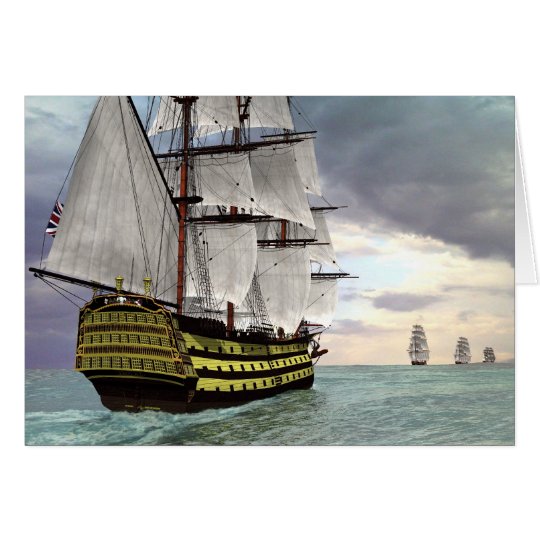 H M S Victory Card