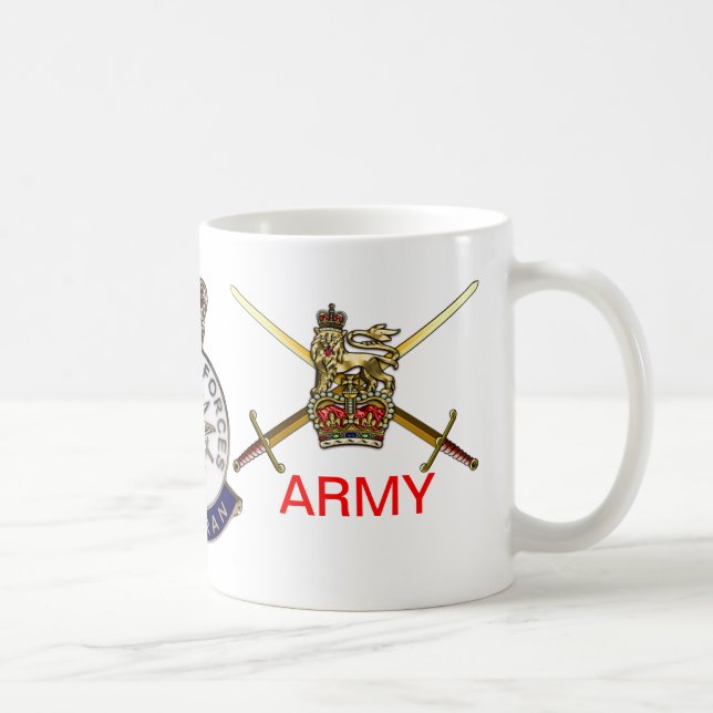 H.M. Tasse de l'armée du vétéran de forces armées (Droite)