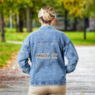 H. Metal Translucent-Wht  Denim Jacket