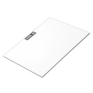H. Metal Translucent-Wht Notepad