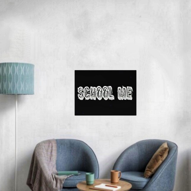 H. Metal Translucent-Wht Poster (Choose a poster, to put your own stamp, in decorating your dorm room!)