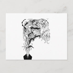 H.P. Lovecraft's monsters Postcard