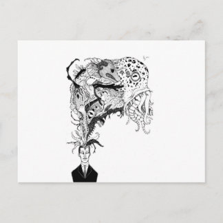 H.P. Lovecraft's monsters Postcard