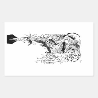 H.P. Lovecraft's monsters Sticker