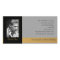H Photo Sympathy Thank You Card gold piping
