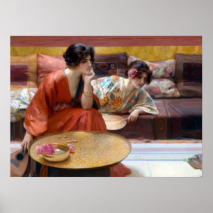 H. Siddons Mowbray Idle Hours Poster