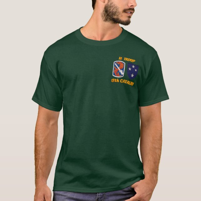 H Troop 17th Cavalry VSR M113 ACAV Shirt (Front)