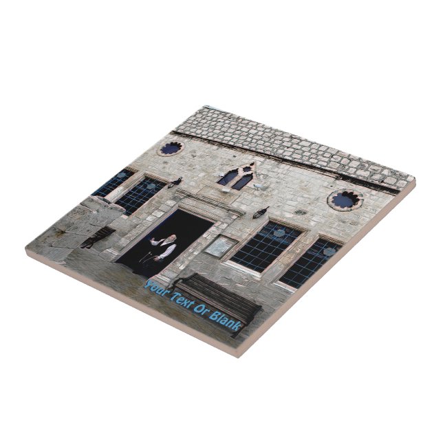 Ha-Ari Ashkenazi Shul - Tzfat Tile (Side)