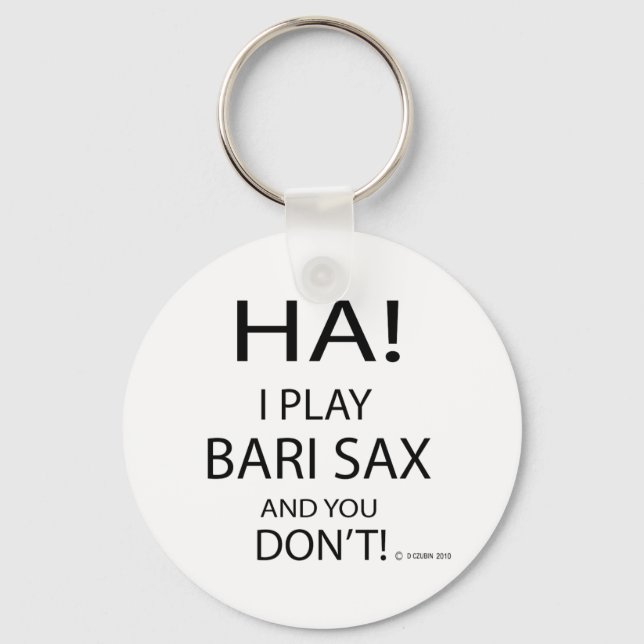 Ha Bari Sax Keychain (Front)