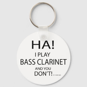 Ha Bass Clarinet Keychain