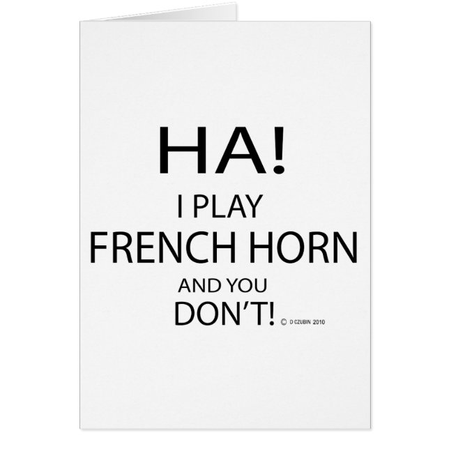 Ha French Horn (Front)
