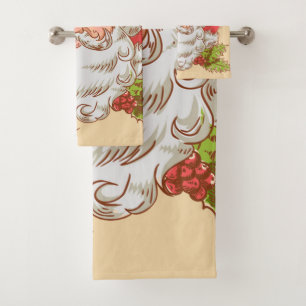 Ha Ha Merry Christmas Bath Towel Set