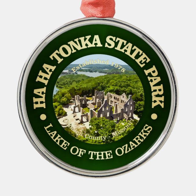 Ha Ha Tonka SP Metal Ornament (Front)