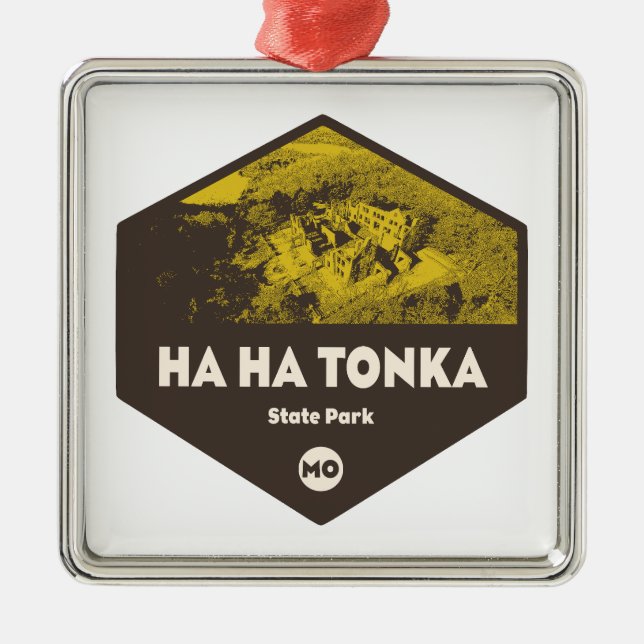 Ha Ha Tonka State Park Missouri Metal Ornament (Front)