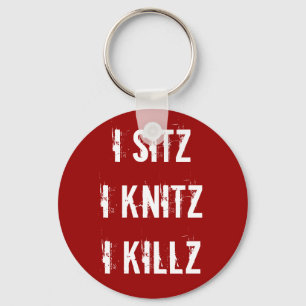 HA Keychain - Sitz Knitz Killz