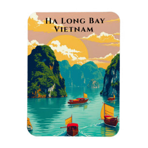 Ha Long Bay Vietnam Boat Trip Magnet