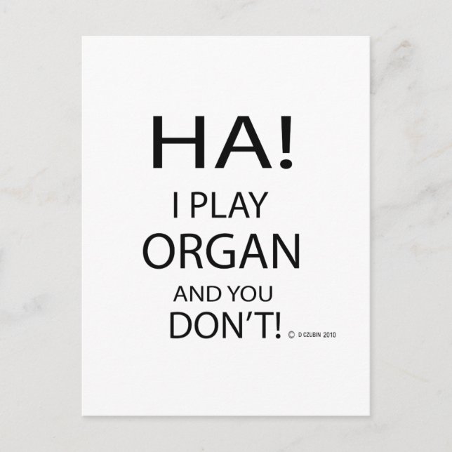 Ha Organ Postcard (Front)