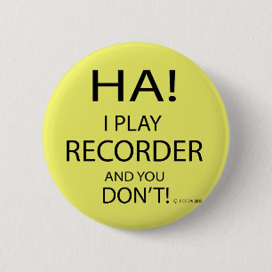 Ha Recorder 2 Inch Round Button