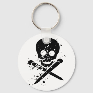 HA Skull Keychain