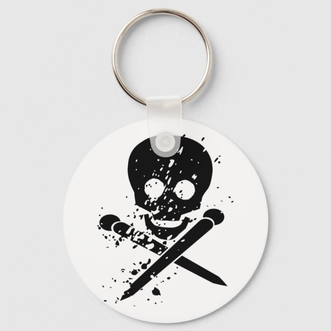 HA Skull Keychain (Front)
