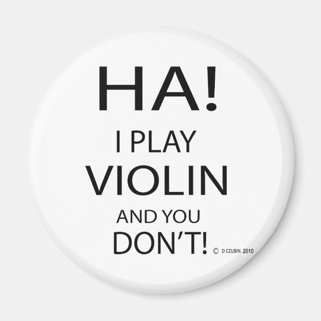 Ha Violin Magnet (Front)