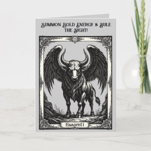 Haagenti The Griffon Bull of the Goetia Card