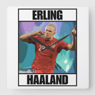 Haaland Square Wall Clock