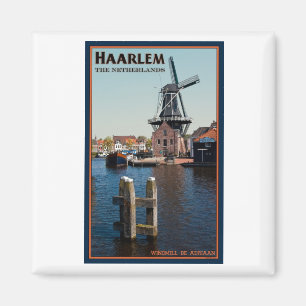 Haarlem - Adriaan Windmill Magnet