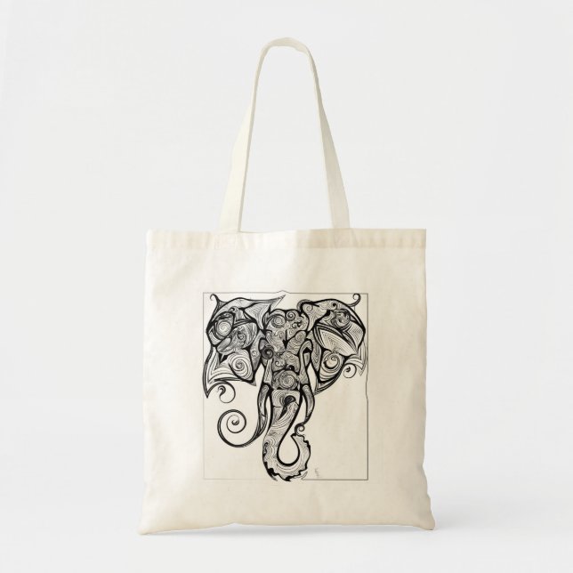 haathee tote bag (Front)