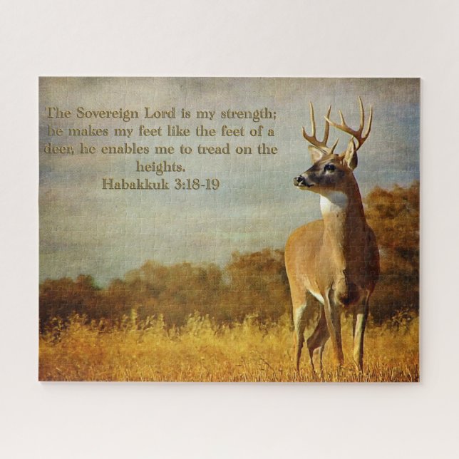 Habakkuk 3:18 Inspirational Jigsaw Puzzle (Horizontal)