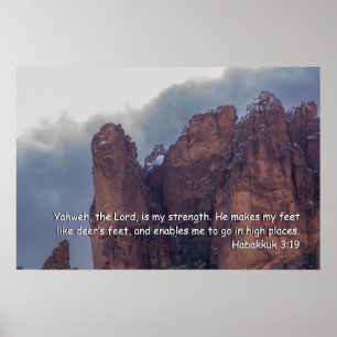 Habakkuk 3:19 poster