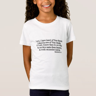 Habakkuk 3:2 horz T-Shirt